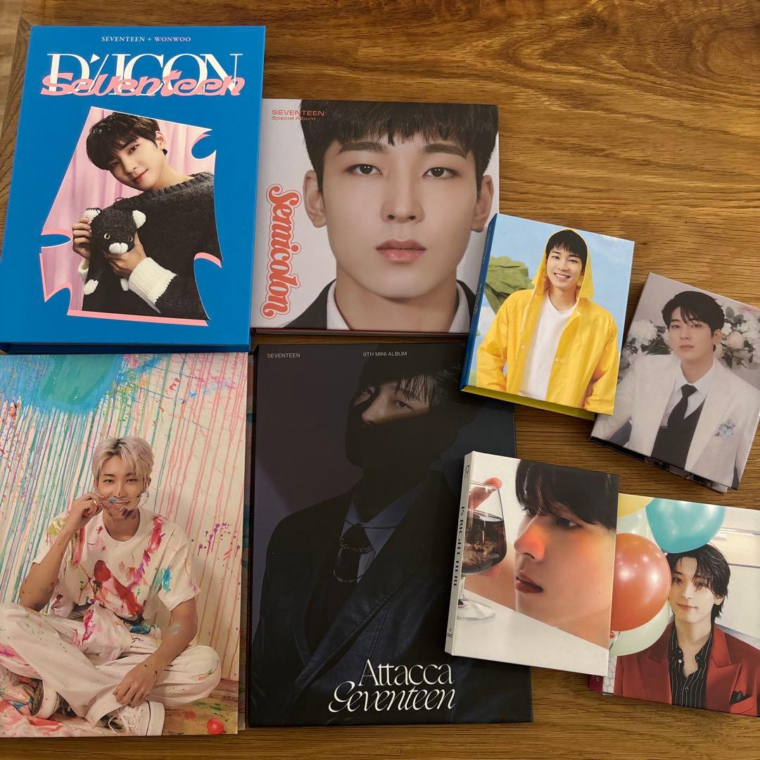 seventeen ウォヌ carat盤 セット まとめ売り - メルカリ