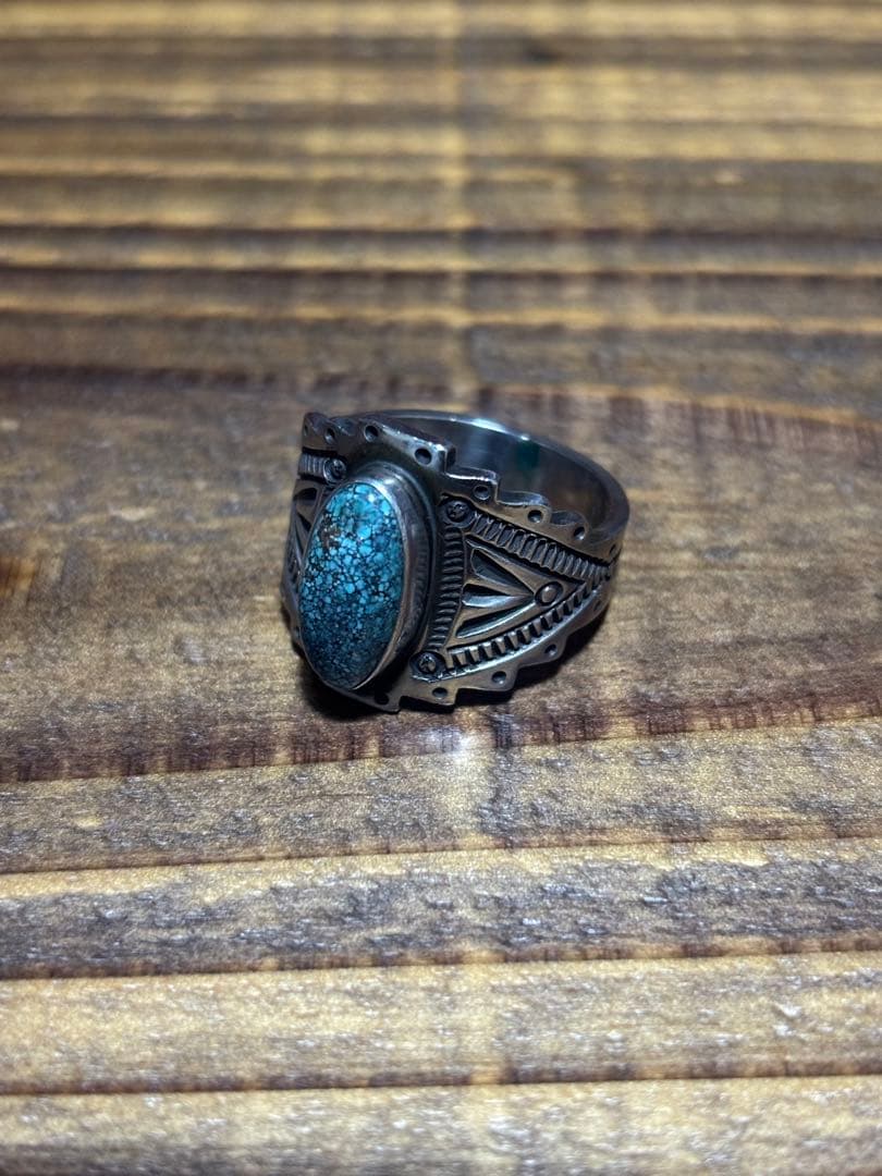 m*♪様 ハーマンスミス ターコイズリング ナバホ インディアンジュエリー