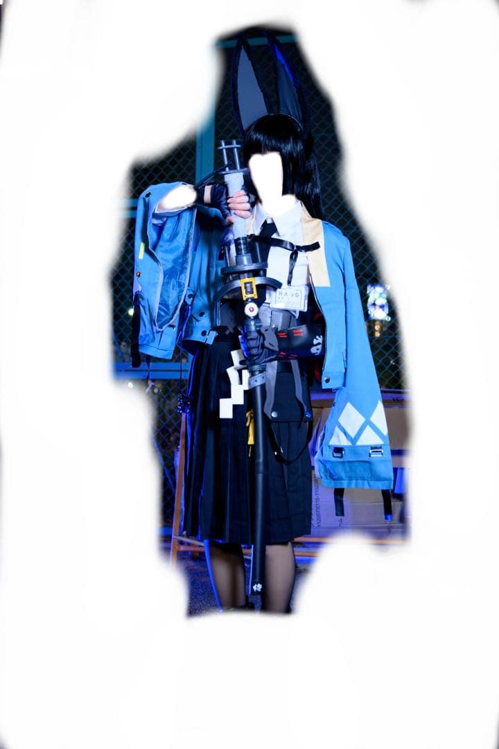 星見雅 コスプレ　ウィッグ、耳、武器付き