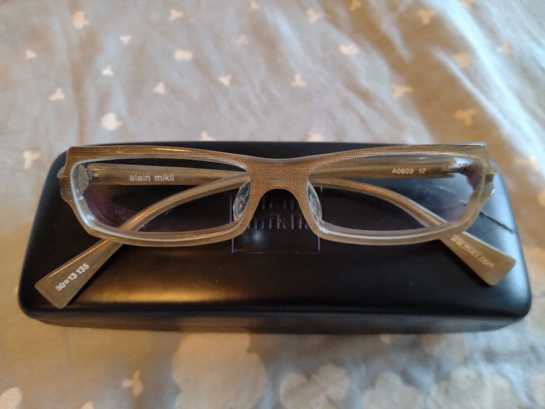 【美品】alain mikli アランミクリ　A0603 17 メガネ　小ぶり