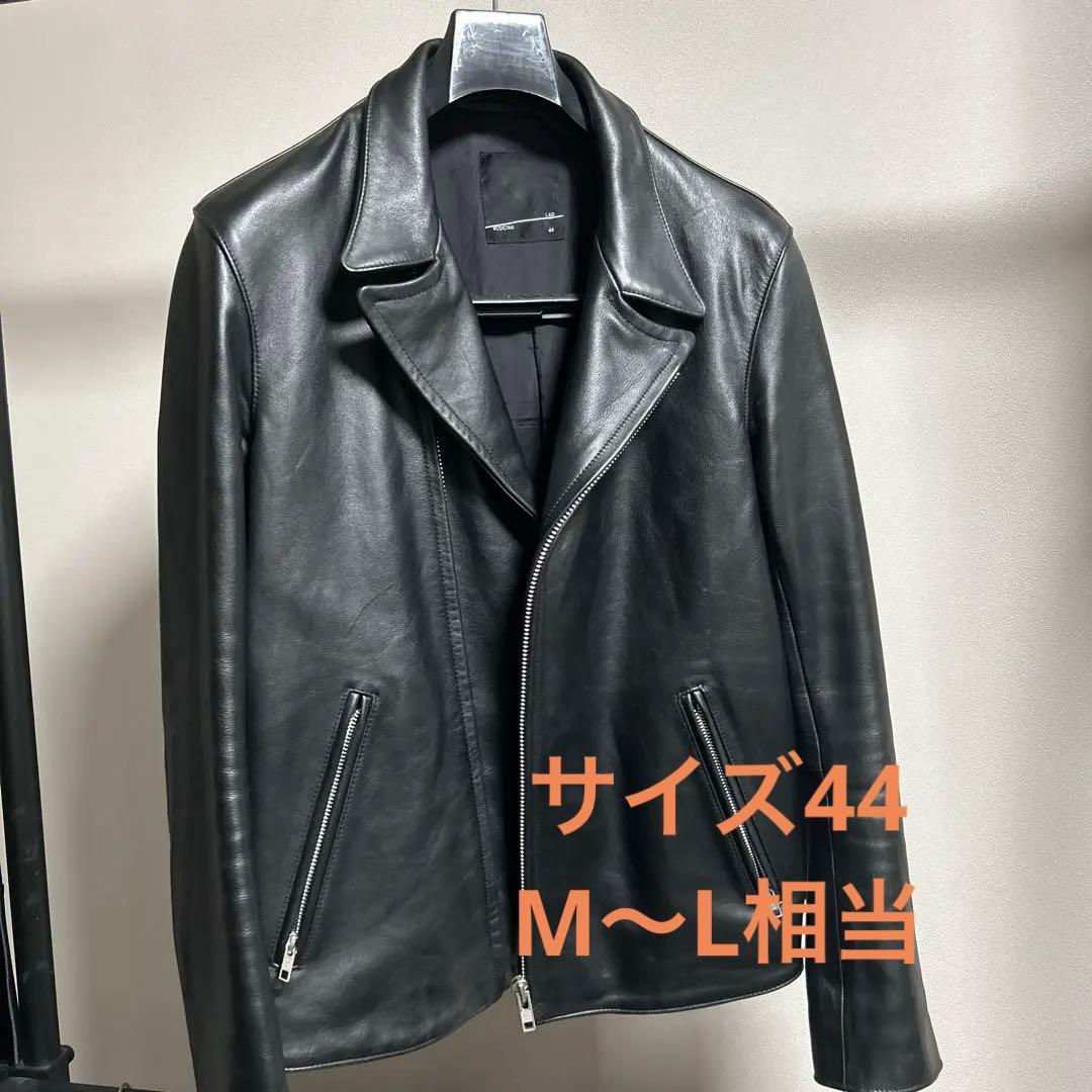 17日まで値下げ　ラッドミュージシャン ダブルライダース サイズ44 黒