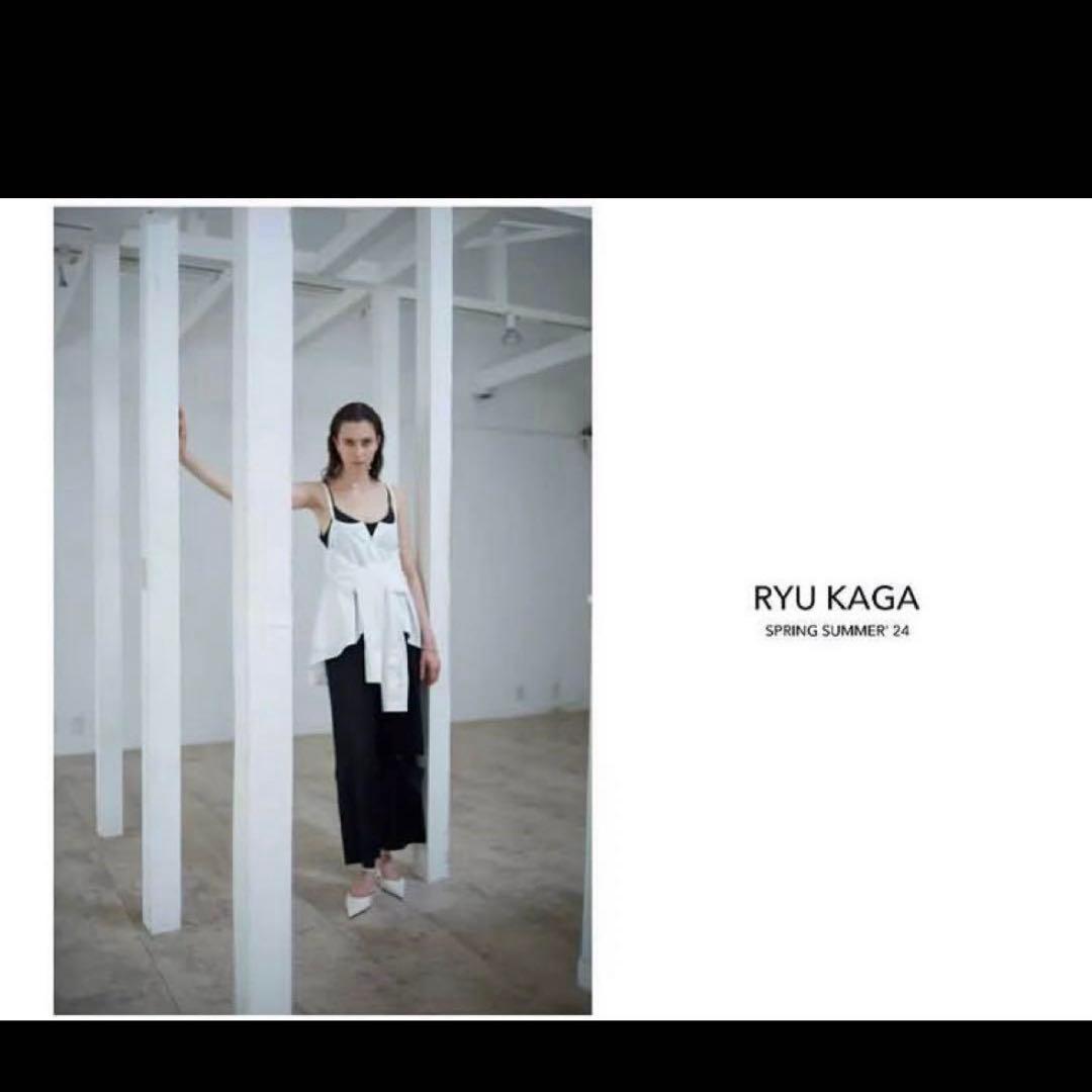 RYU KAGA リボン付きキャミソール