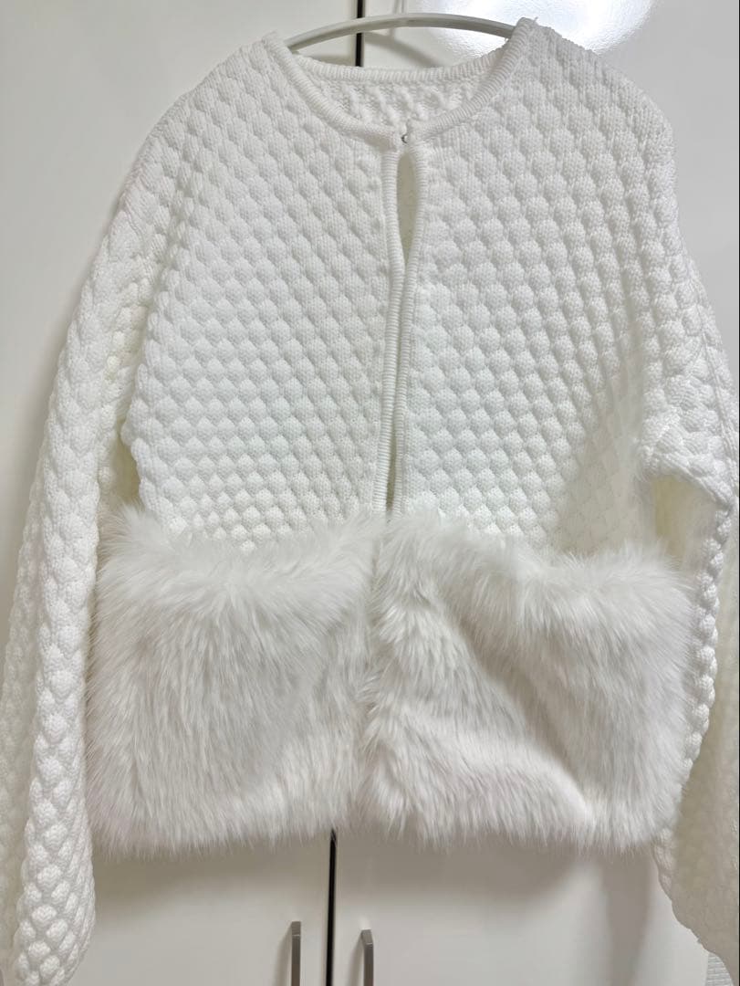 美品】maison de dolce. メゾンドドルチェ ファーリーニット - メルカリ