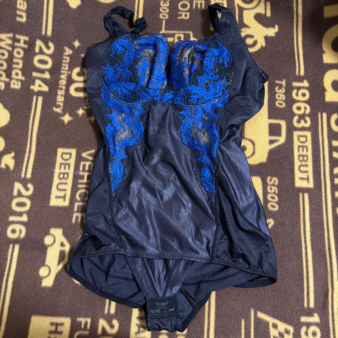 マルコ　ボディスーツ 80LL 黒/青