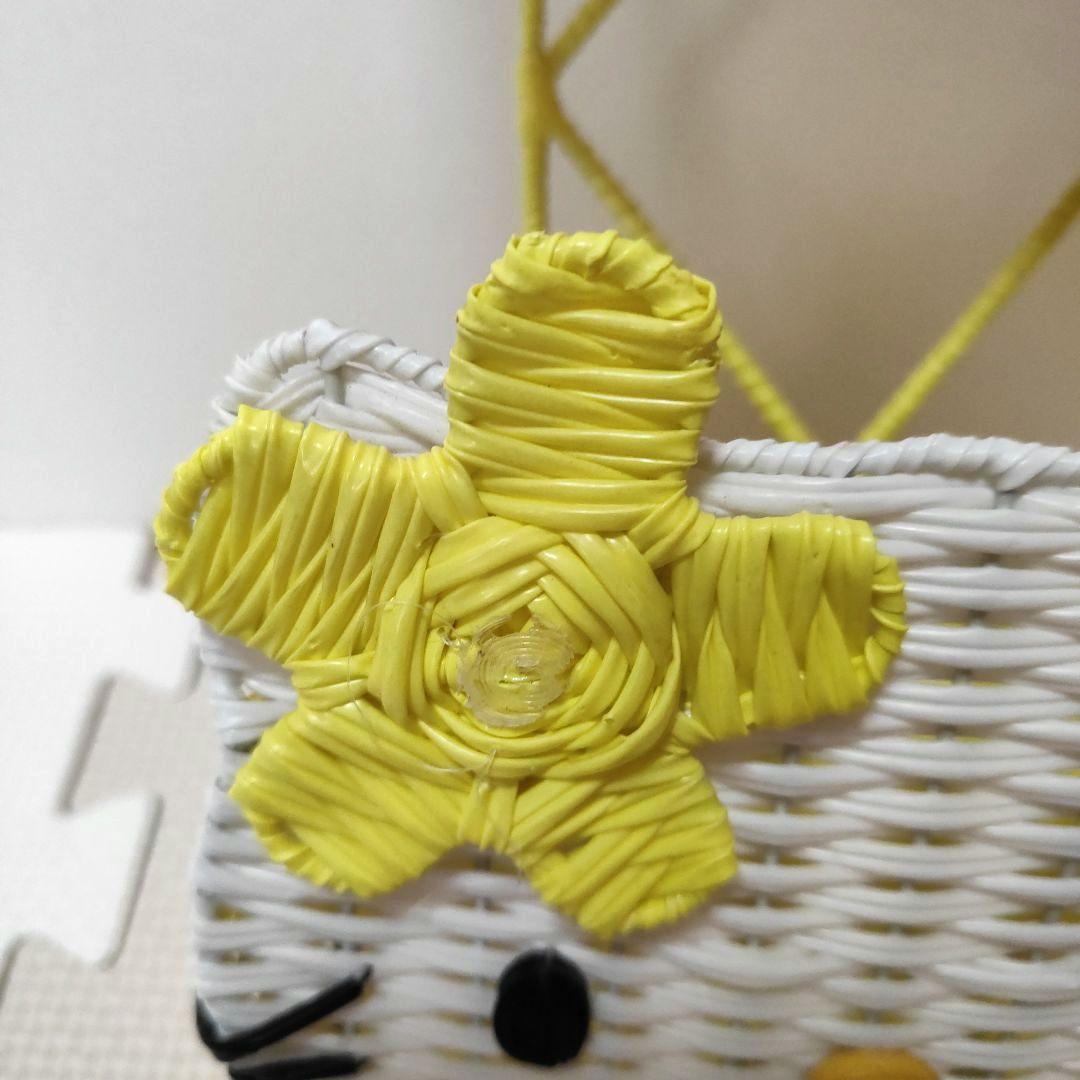 入手困難 超激レア ハローキティ 藤風カゴ カオハナ 編みカゴ 1999年