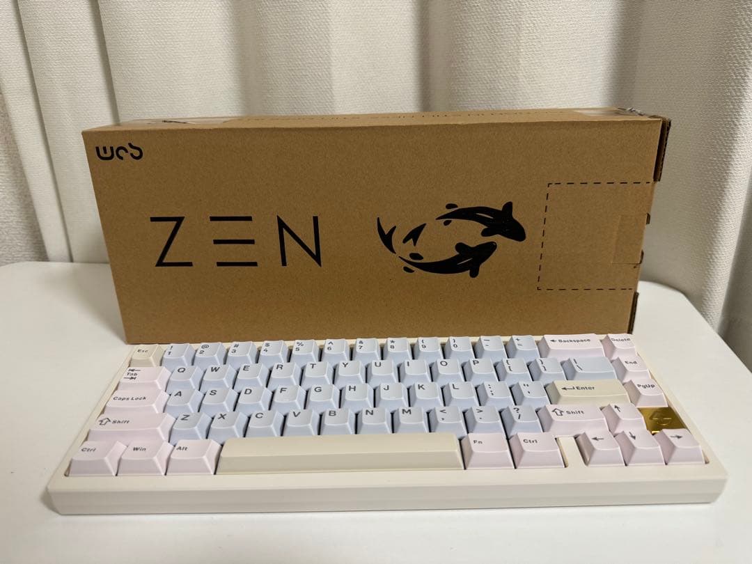 WOBKEY ZEN65 Ultra White-Gold - メルカリ