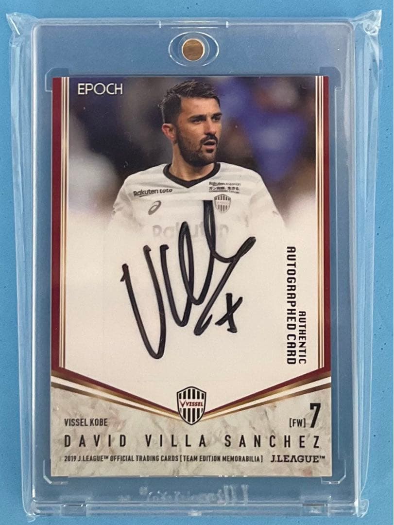 『マグホ発送』EPOCH 2019 ヴィッセル神戸 直筆サインカード ビジャ