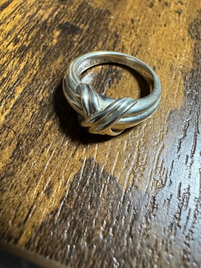 美品 ティファニー リング シグネチャー クロス シルバー 925 10号 約10 5号】 ティファニー シグネチャー クロス リング シルバー