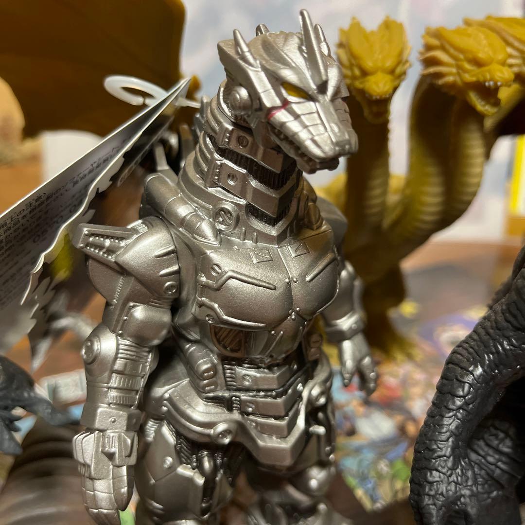 ゴジラ キングギドラ デストロイア メカゴジラ モスラ幼虫ソフト