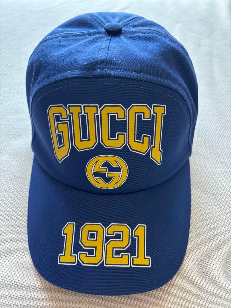 グッチ 1921 ロゴ ベースボールキャップ