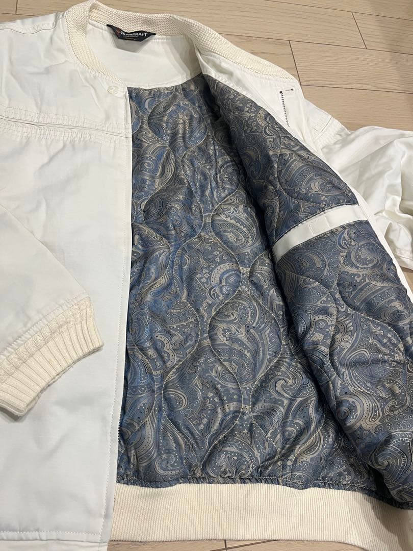 TOWNCRAFT カップショルダー　ダービージャケット　生成り　L相当