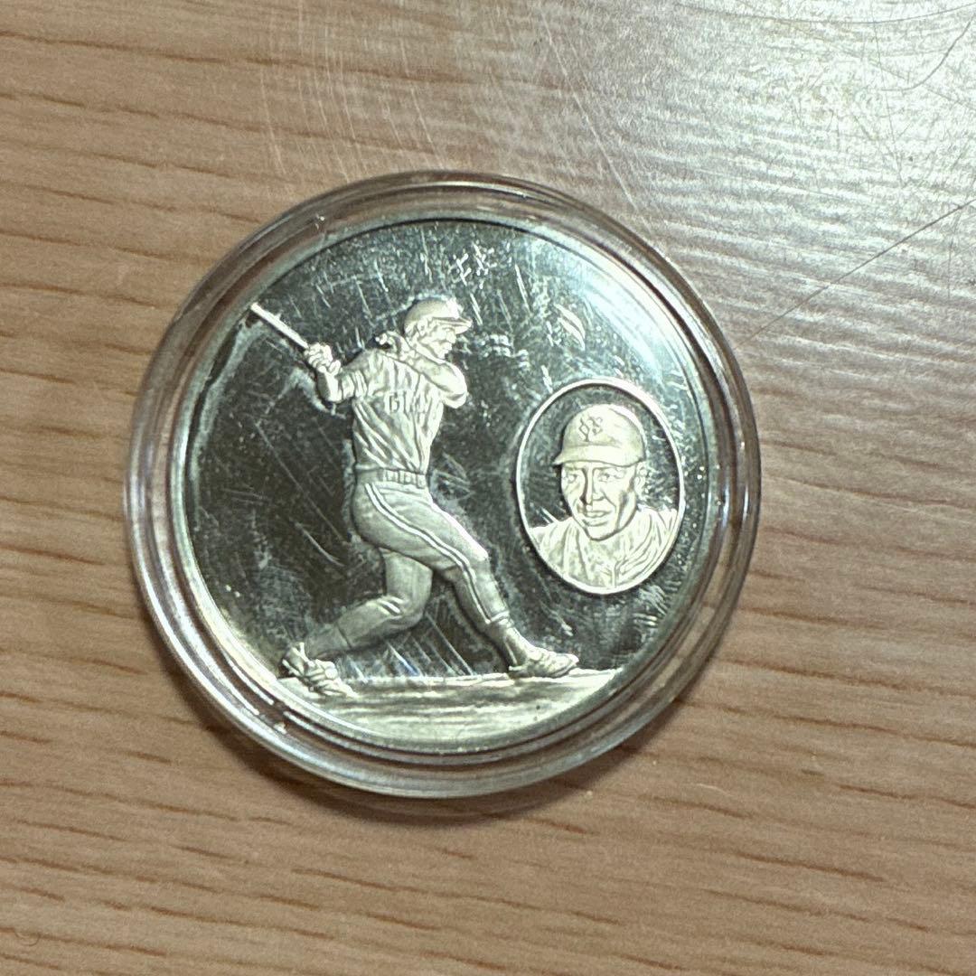 【王貞治】通算800号ホームラン記念メダル 王 貞治 ホームラン800号達成記念メダル - メルカリ