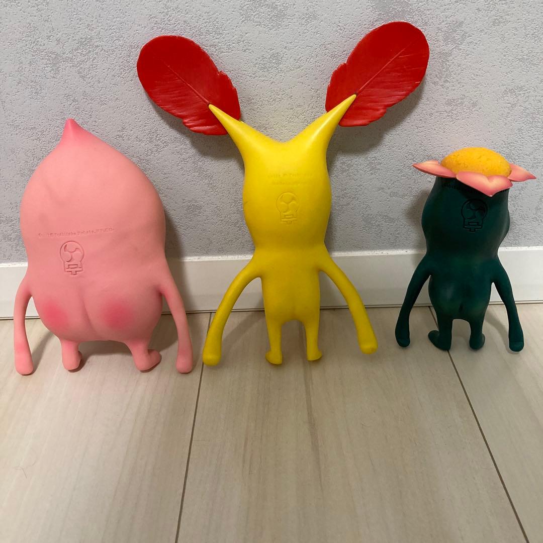 超リアルソフビ こびとずかん カクレモモジリ リトルハナガシラ ホトケ