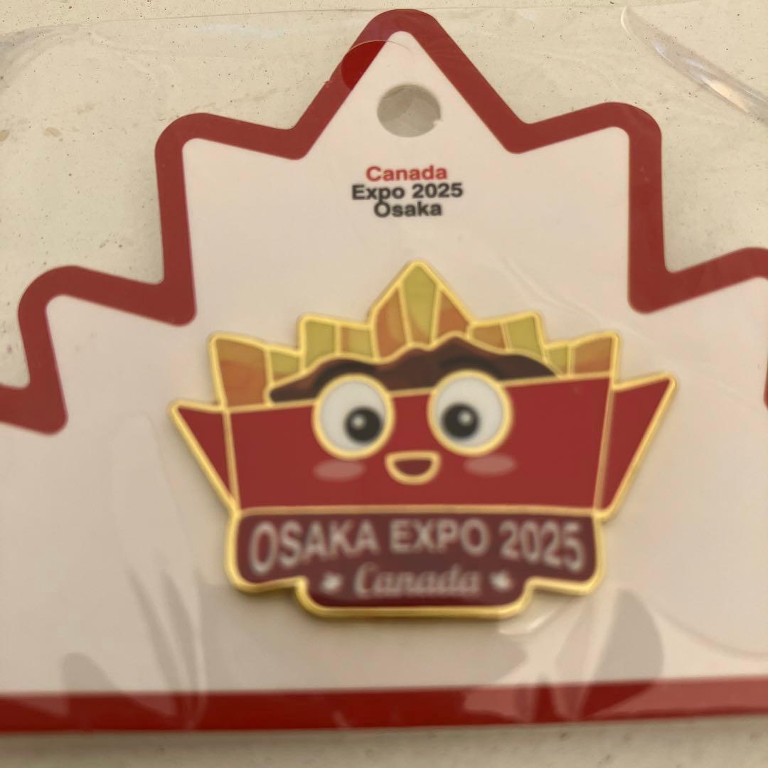 大阪万博 カナダ館 パビリオン ピンバッジ 新品未開封 プティーン