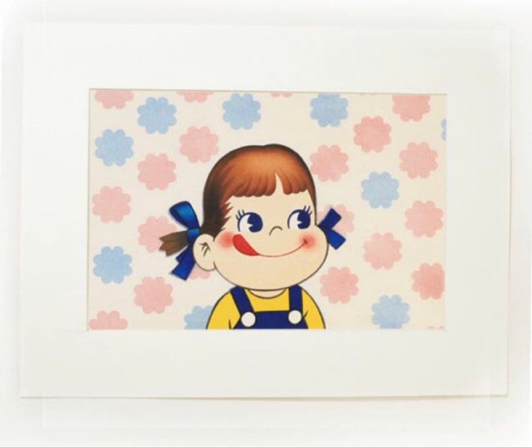 【新品/70枚限定】ミルキー70周年 江戸木版画 浮世絵 ペコちゃん 花柄 ペコちゃんがなんと浮世絵に！ - その他｜高橋工房