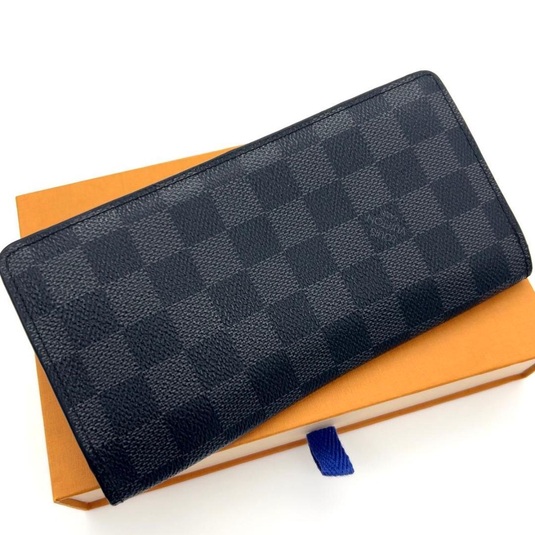 ルイヴィトン 長財布 グラフィット ポルトフォイユブラザ 黒