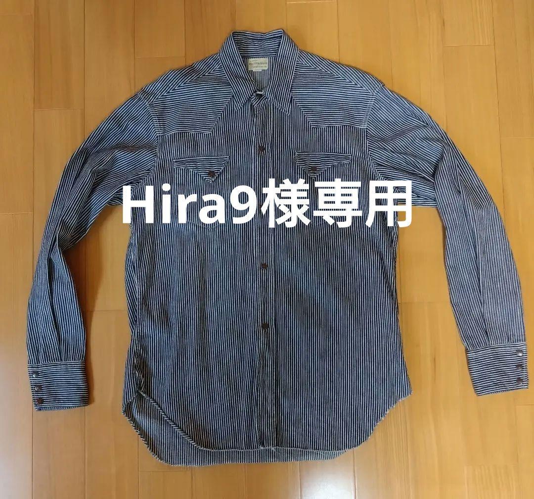 ウエアハウス 42 ヒッコリー ウエスタンシャツ ショートホーン 3038