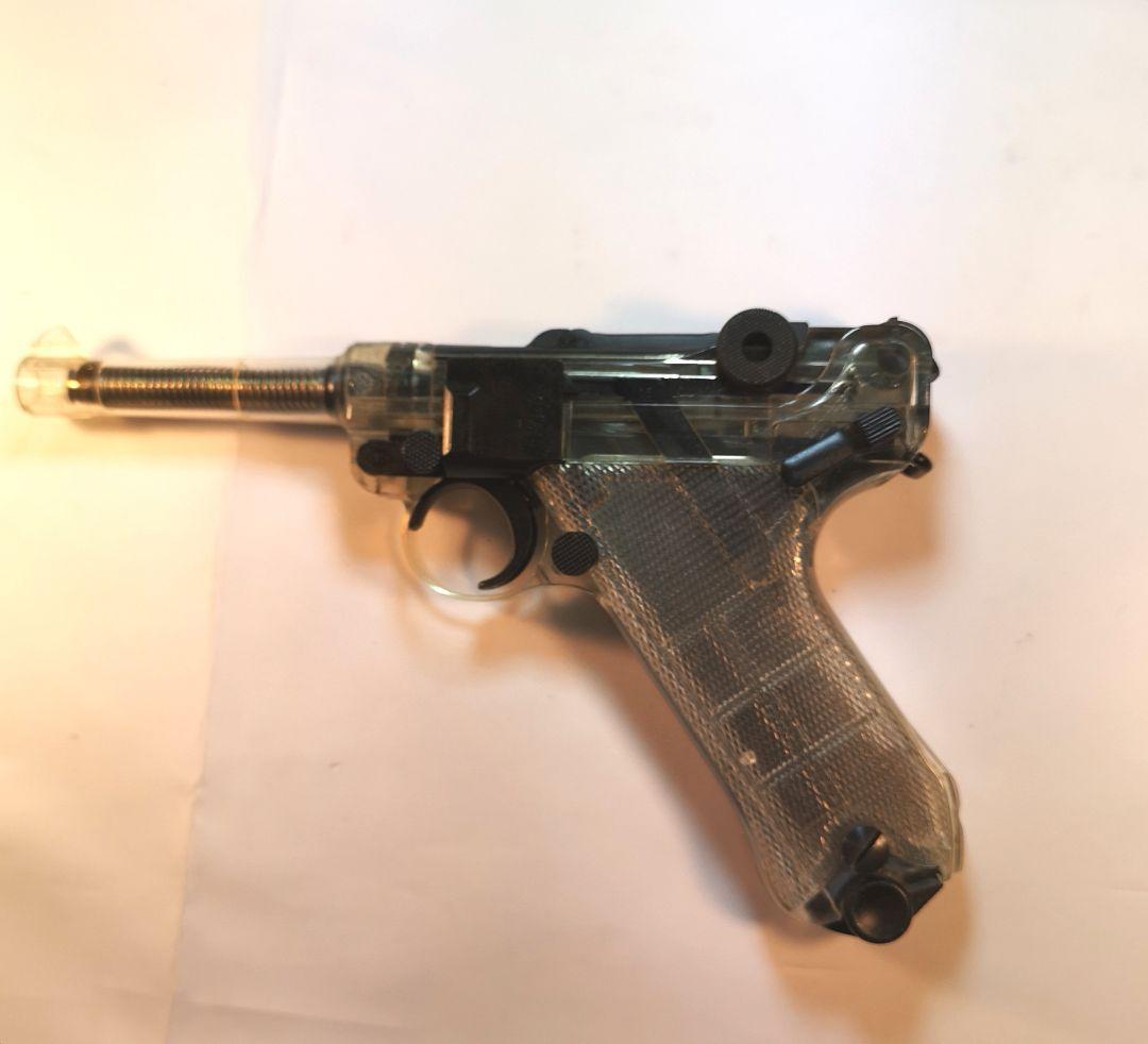 タナカ限定ルガ—Ｐ08 シ—スルーモデル4インチ ブロ—バックガスガンプラ製 タナカ] ルガーP08 4インチ シースルーモデル ガスブローバック ガス