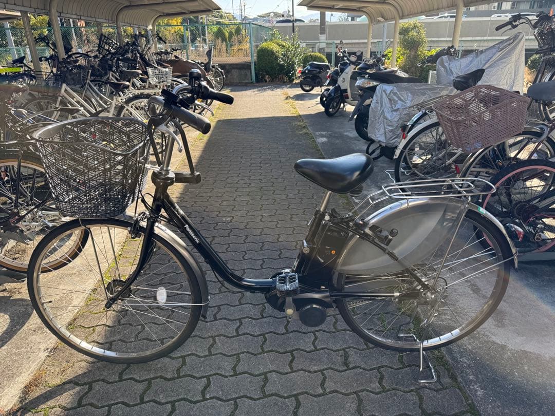 もこPanasonic VividX電動アシスト自転車 26インチ ViVi パンクしない Panasonic ビビ・DX パナソニック電動アシスト