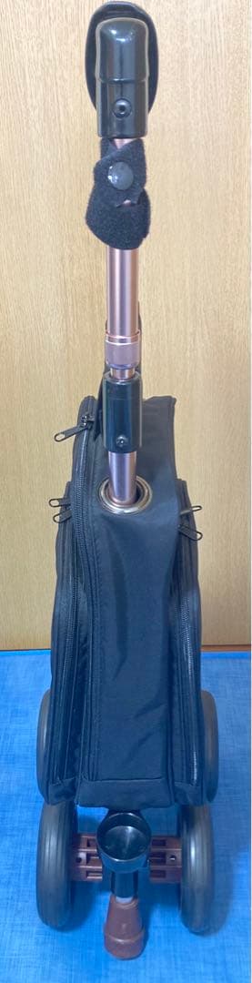 ☆ キャリーステッキライト168 シルバーカー 黒 介護用品 ショッピング