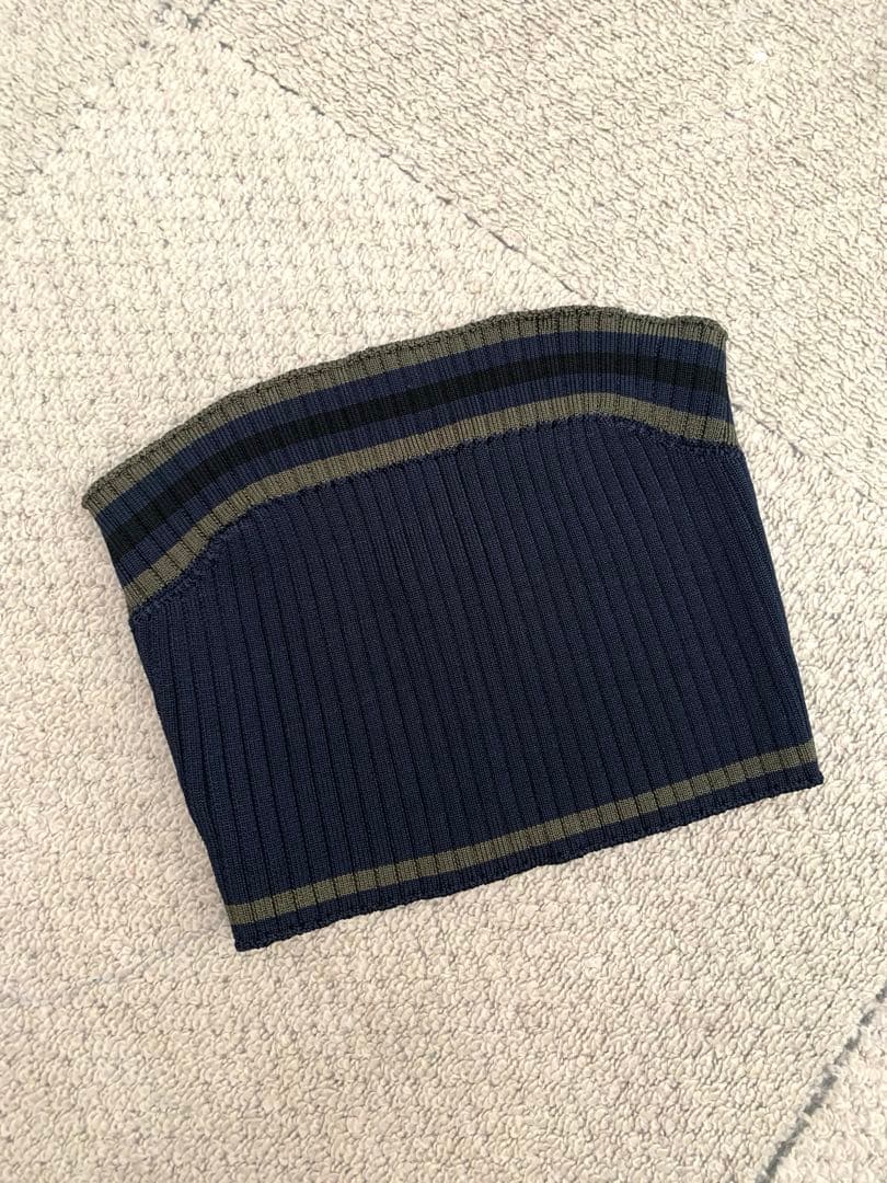 PRADAベアトップ プラダ トップス レイヤー リブニット PRADA/プラダ_Women通販 | リブニット トップ【送料無料】【店頭受取