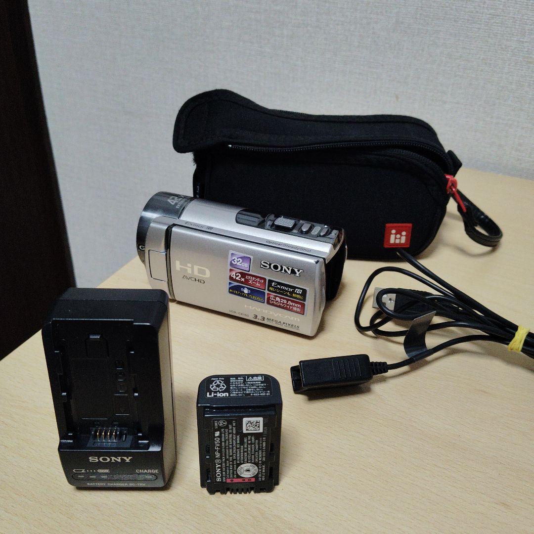 SONY HDR-CX180V ビデオカメラ バッテリーチャジヤーBC―TRV