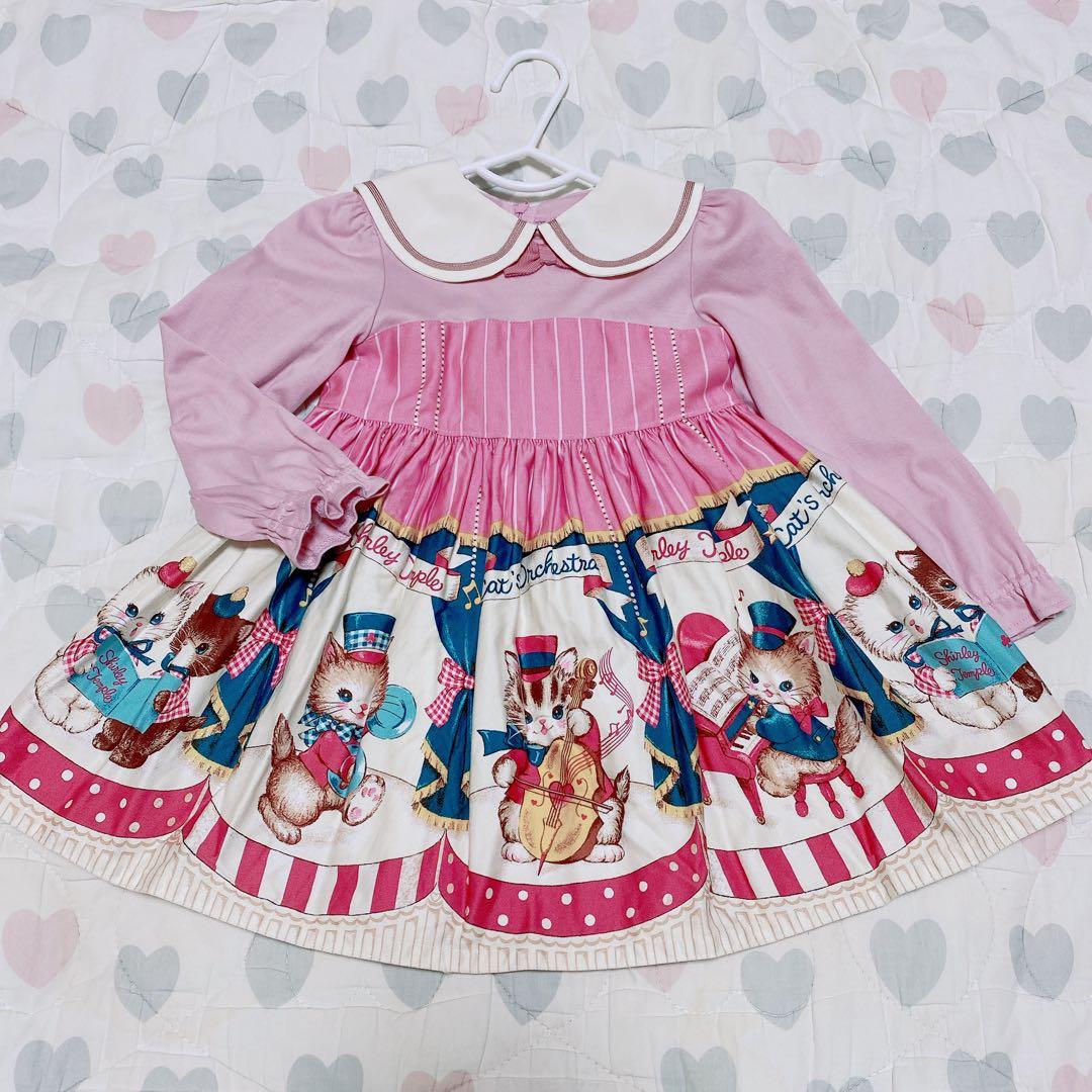 【*y様 ネコオーケストラワンピース/シャーリーテンプル IMG_4023.jpg