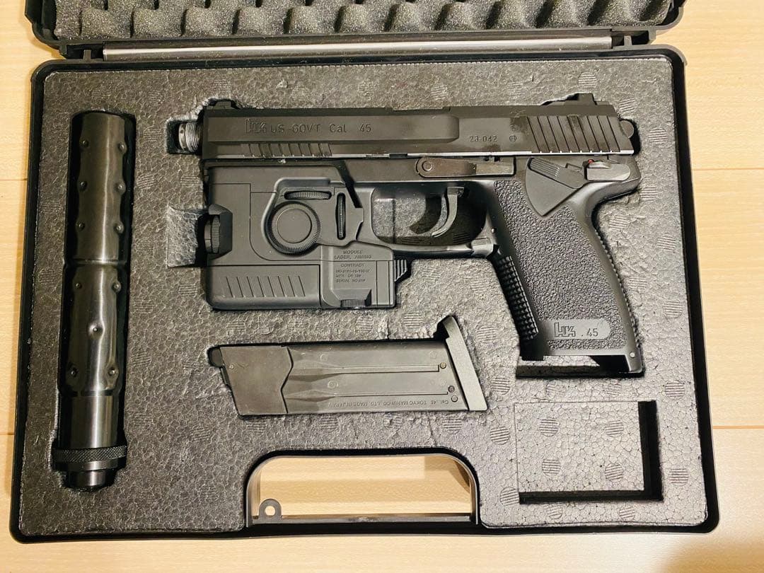 東京マルイ MK23 ガスガン サイレンサー付き 東京マルイ Mk23ソーコム タクティカルサイレンサーFDE付きセット