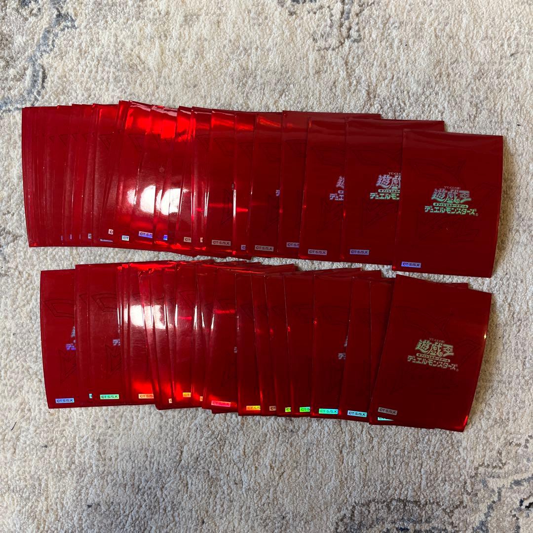 遊戯王　オシリスレッド　初期　スリーブ53枚セット