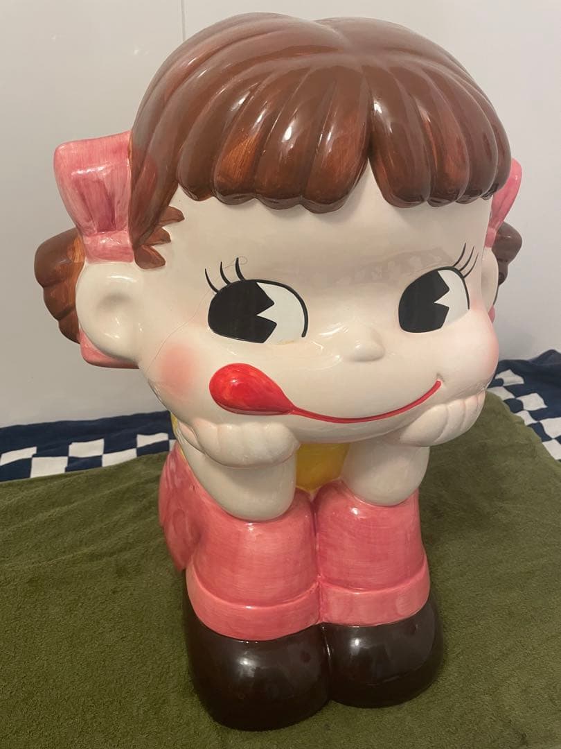 陶器　ペコちゃん　ビックペコちゃん　非売品