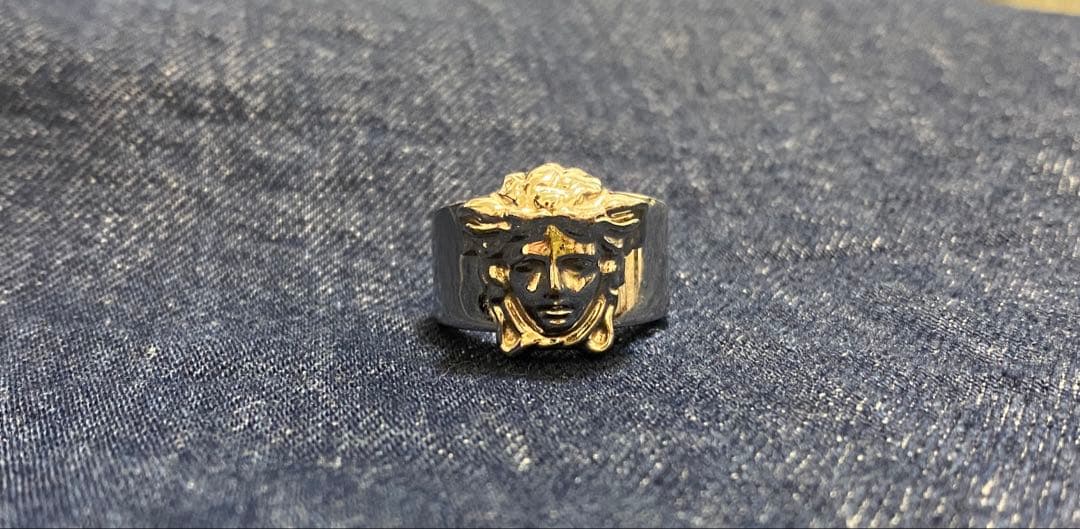 k*u様 VERSACE メデューサリング（シルバー）