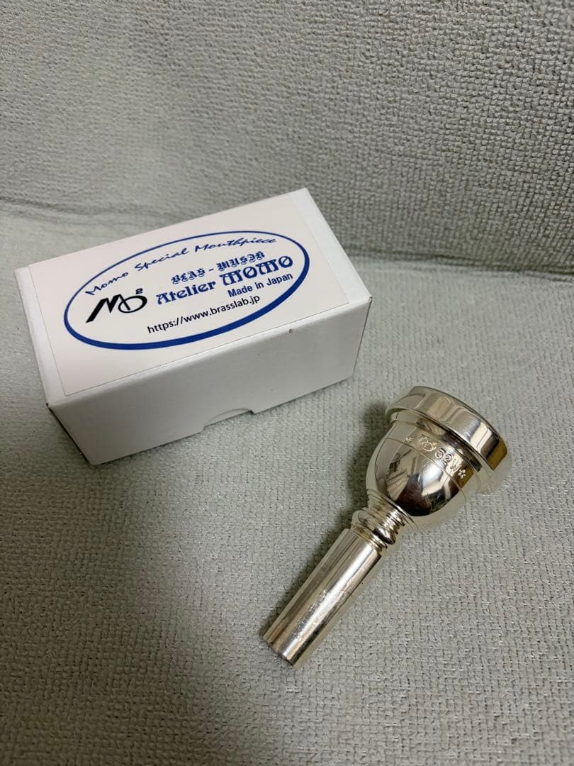 アトリエモモ 52W トロンボーン太管マウスピース アウトレット】Brass Lab.MOMO（ブラスラボモモ） トロンボーンマウス
