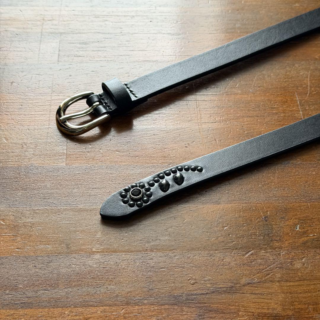 スタッズナローベルトフラワーNight 18mm - メルカリ