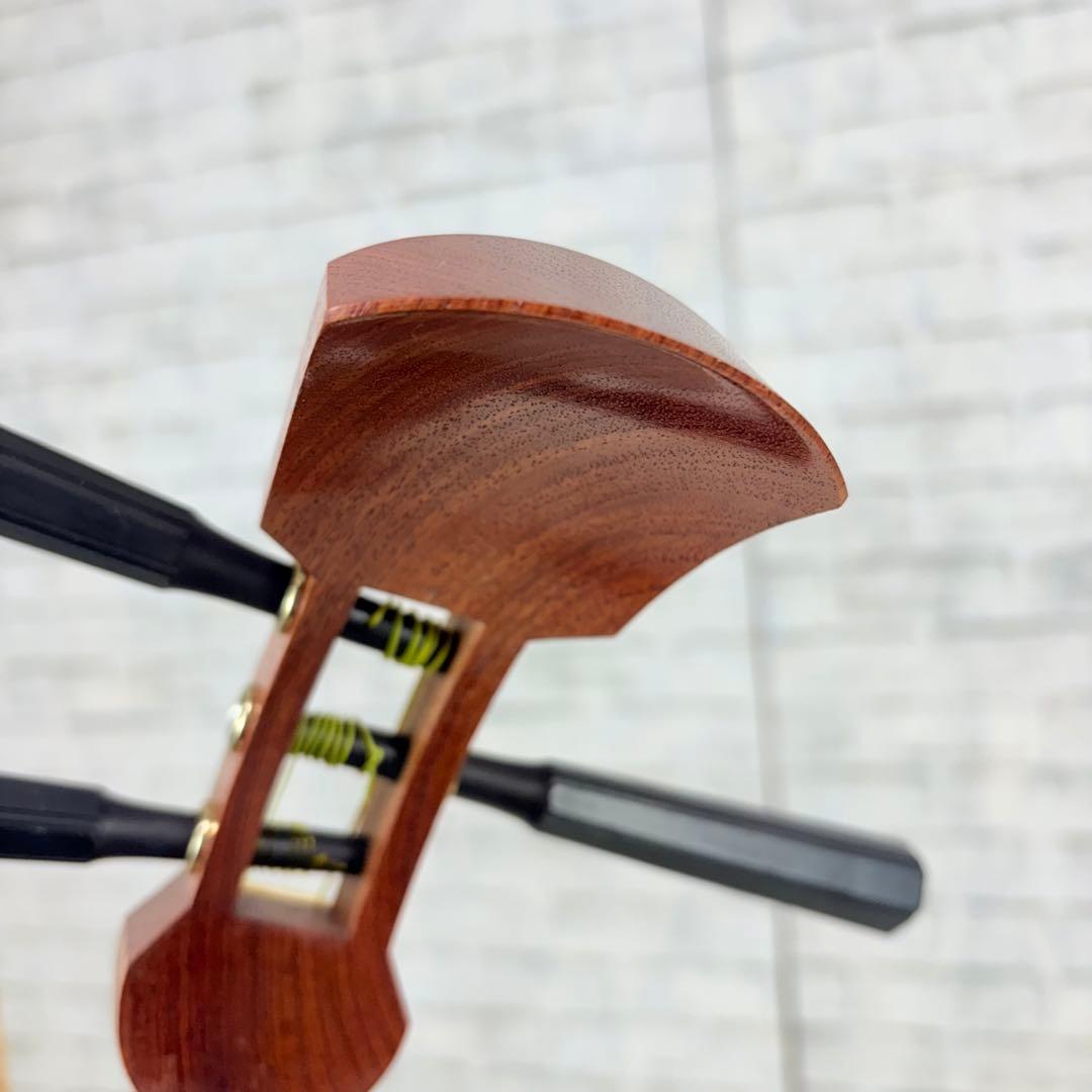 銀河印 三味線 中棹 和楽器 バチ ソフトケース付き 破れ無し 民謡 長唄