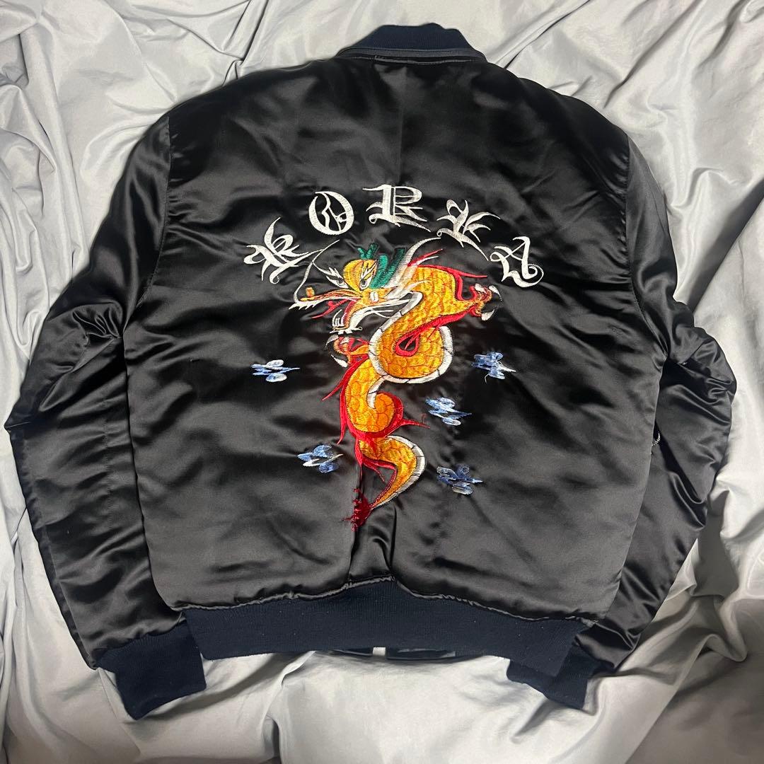 80s Korean souvenir jacket コリジャン　スカジャン