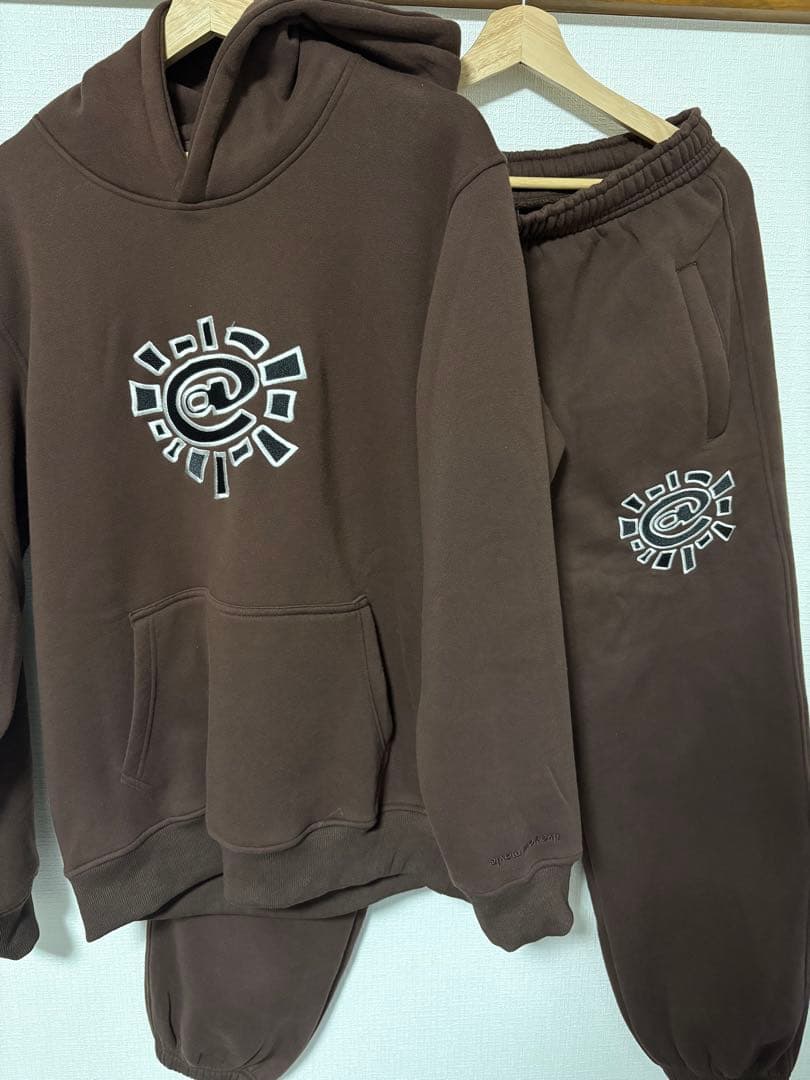 always パーカーセットアップ XL 大きいサイズ パーカー メンズ セットアップ ストレッチ プルオーバー