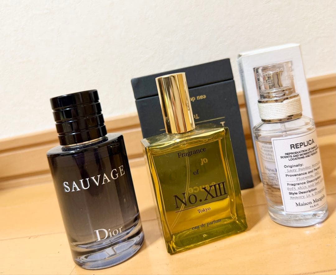 人気香水3本セット Dior マルジェラ No.XIII 美品 残量9割