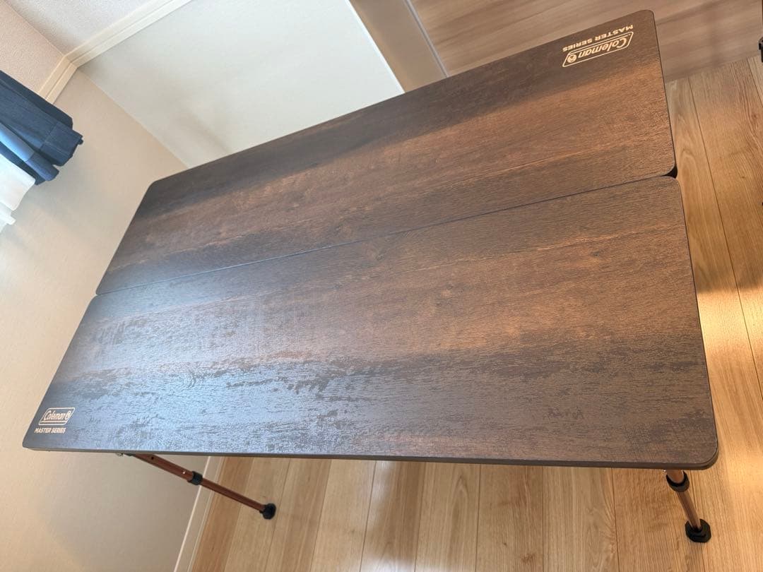 g*r様 Coleman コールマン マスターシリーズ バタフライテーブル120 徹底レビュー】コールマンのバタフライテーブル！使用感や組み立てやす