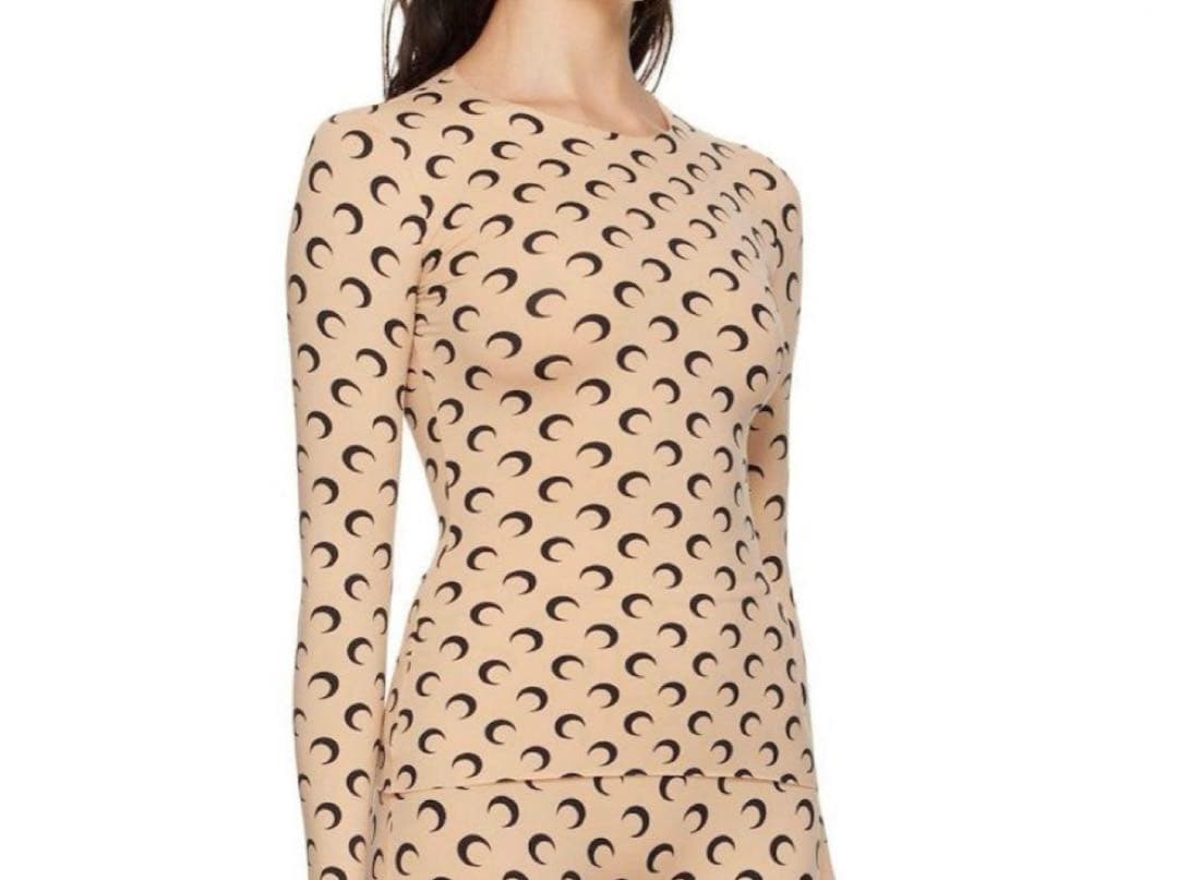 マリーンセルトップス MARINE SERRE（マリーンセル） マリーン セル ロンT カットソー