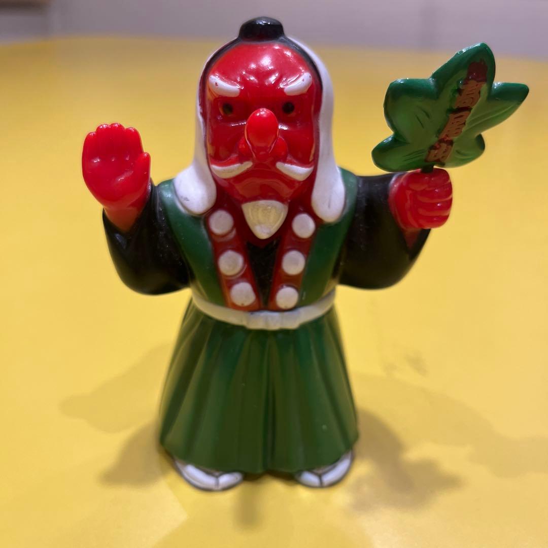 希少　高尾山　天狗　ソフビ　貯金箱　企業モノ　昭和　レトロ