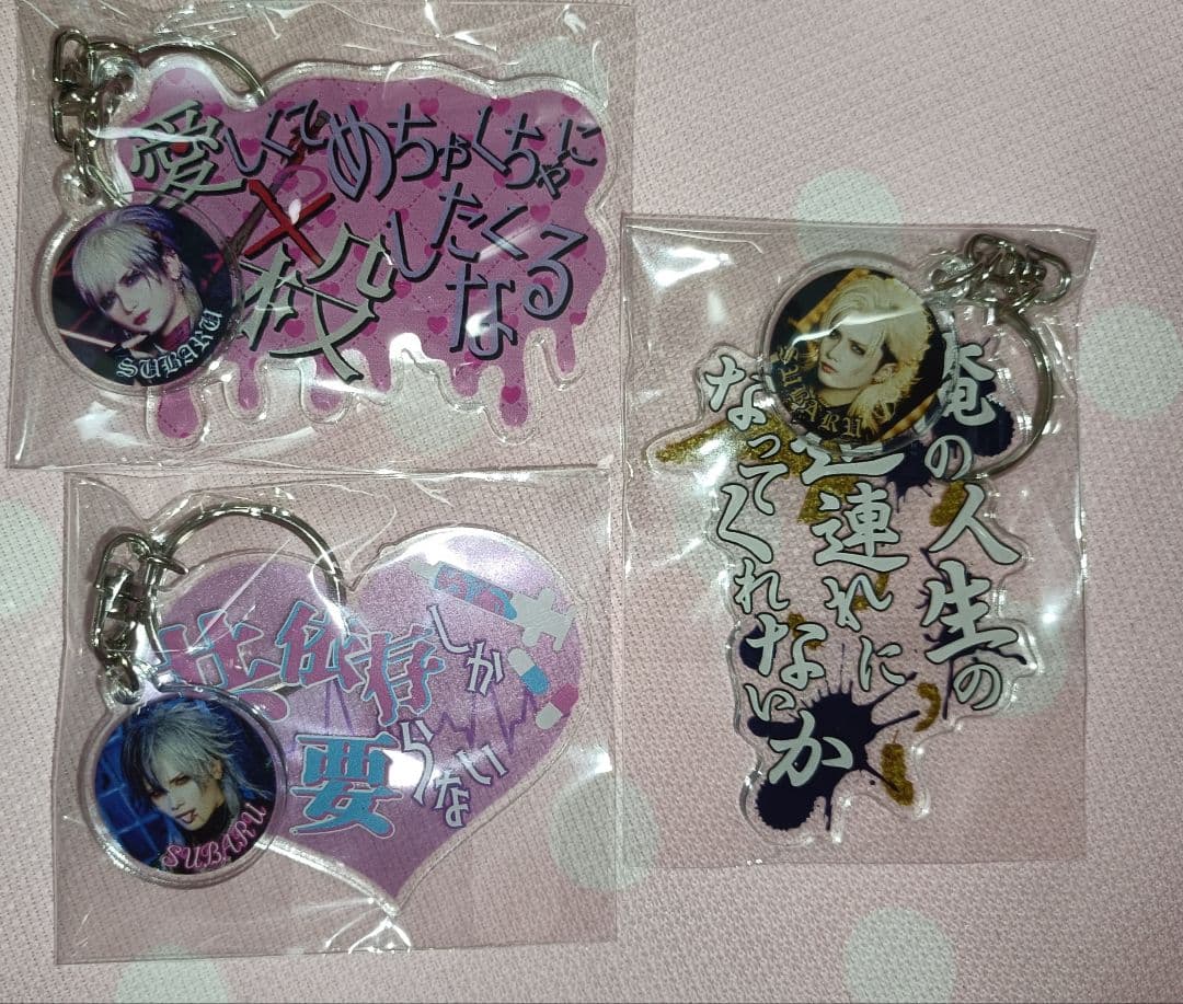 Royz 昴 歌詞 アクリルキーホルダー／全3種セット✨