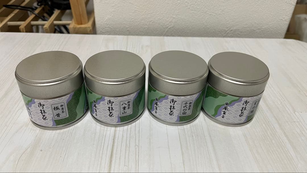 御薄抹茶30g缶 4個セット