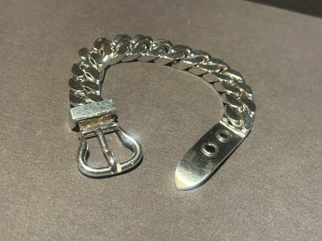 HERMES ブックルセリエGM 60s シルバー ブレスレット