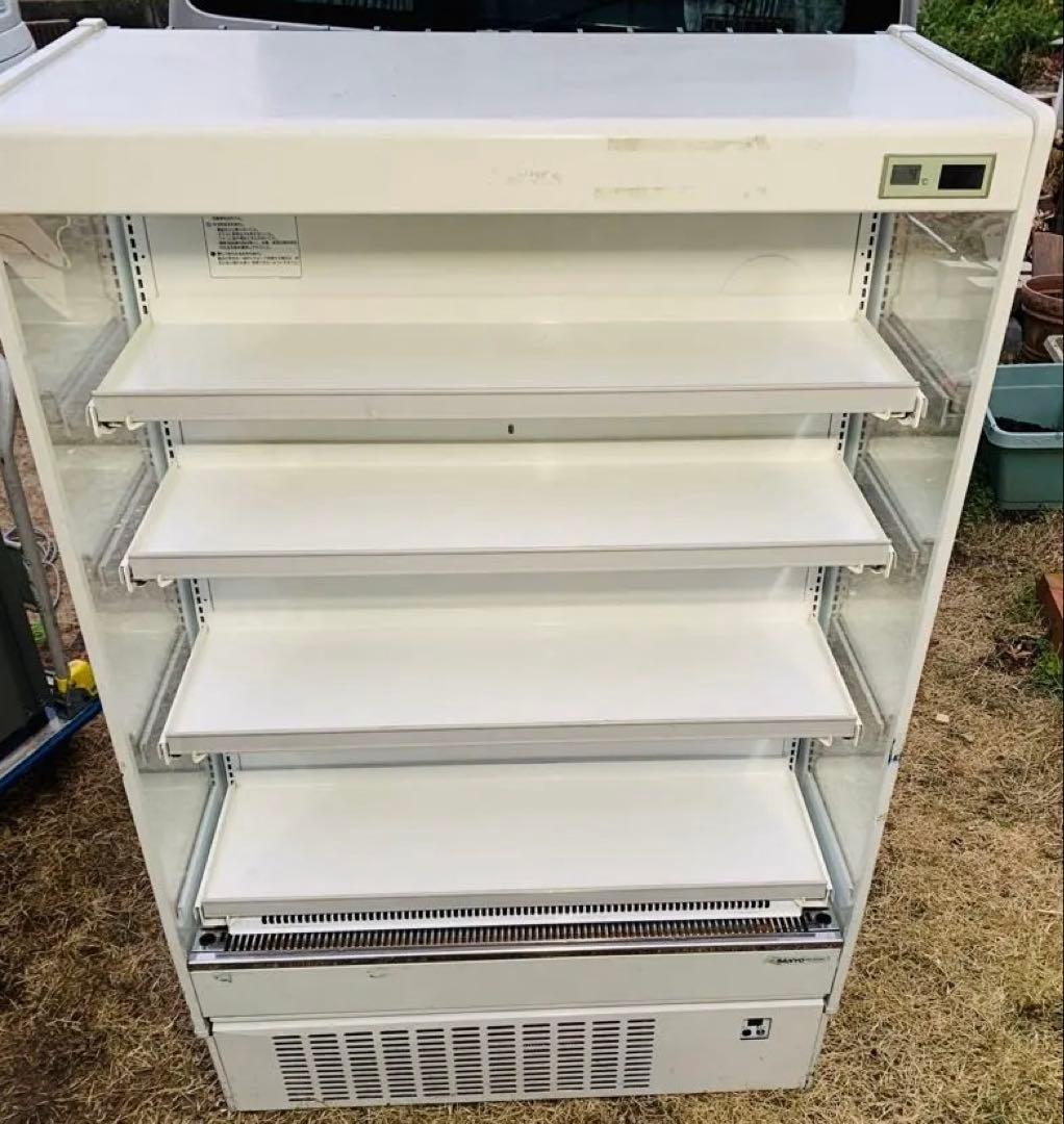 冷蔵ショーケース オープン4段 ホワイト　サンヨー　スーパー　業務用