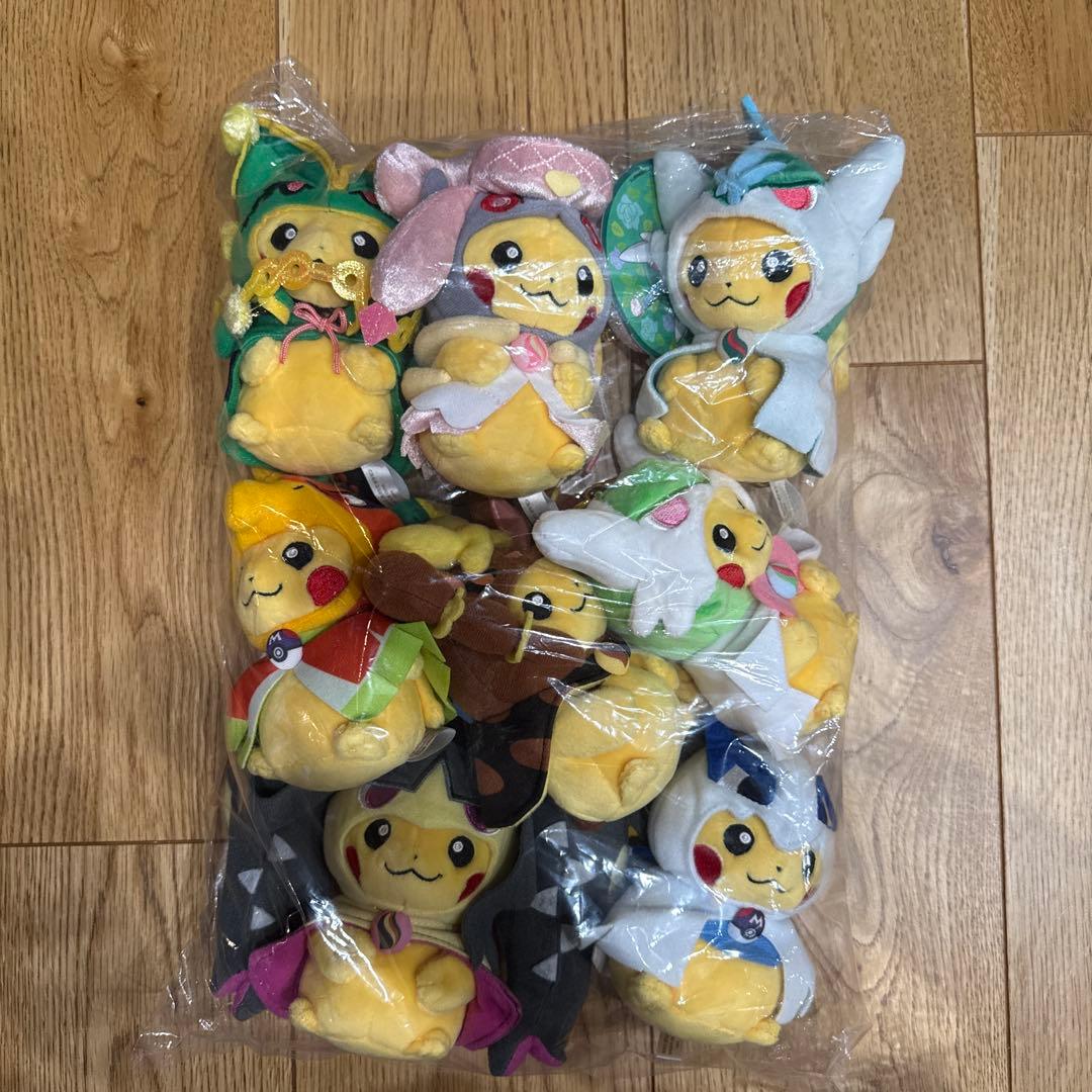 ピカチュウ ぬいぐるみ 8体セット タグ付き