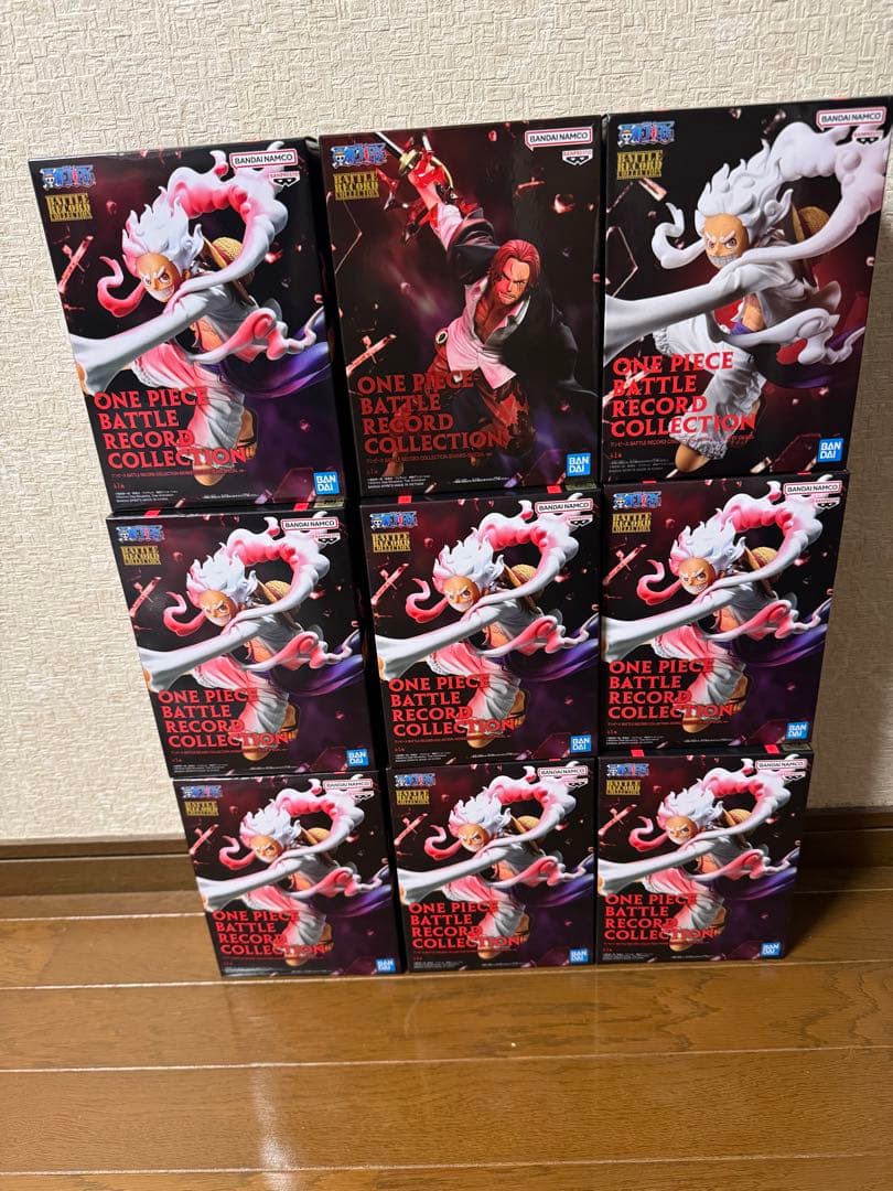 9個セット ワンピース バトルレコードコレクション モンキー・D・ルフィ ギア5