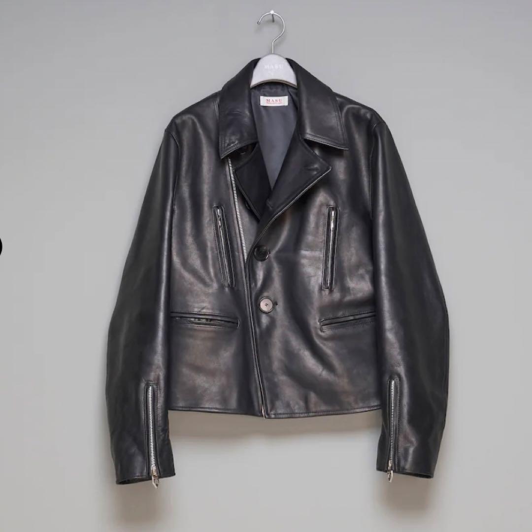 【定価220,000円】MASU•レザージャケット　サイズ　サイズ46
