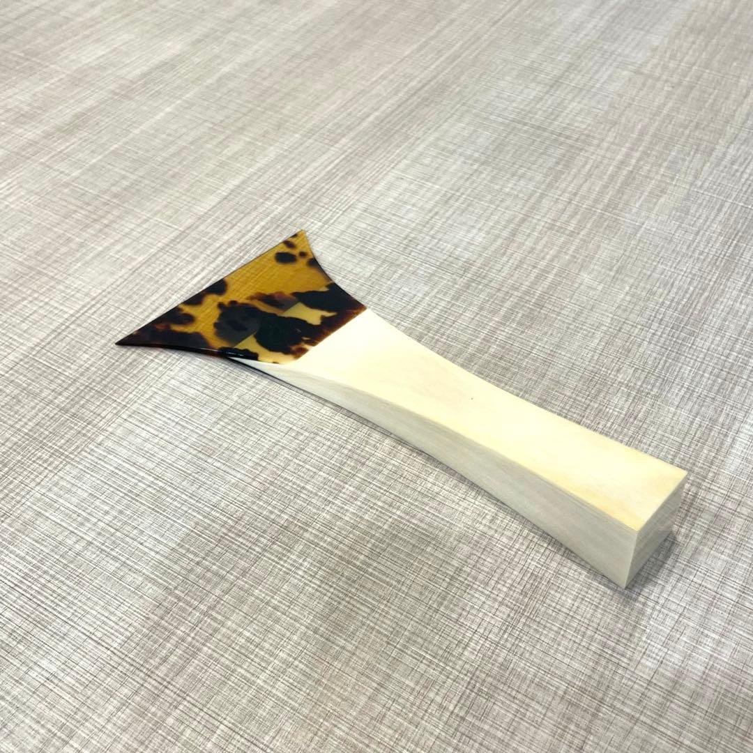 美品】ふじ印 さざ波撥 津山撥 小山流 津軽三味線バチ 鼈甲撥 地唄