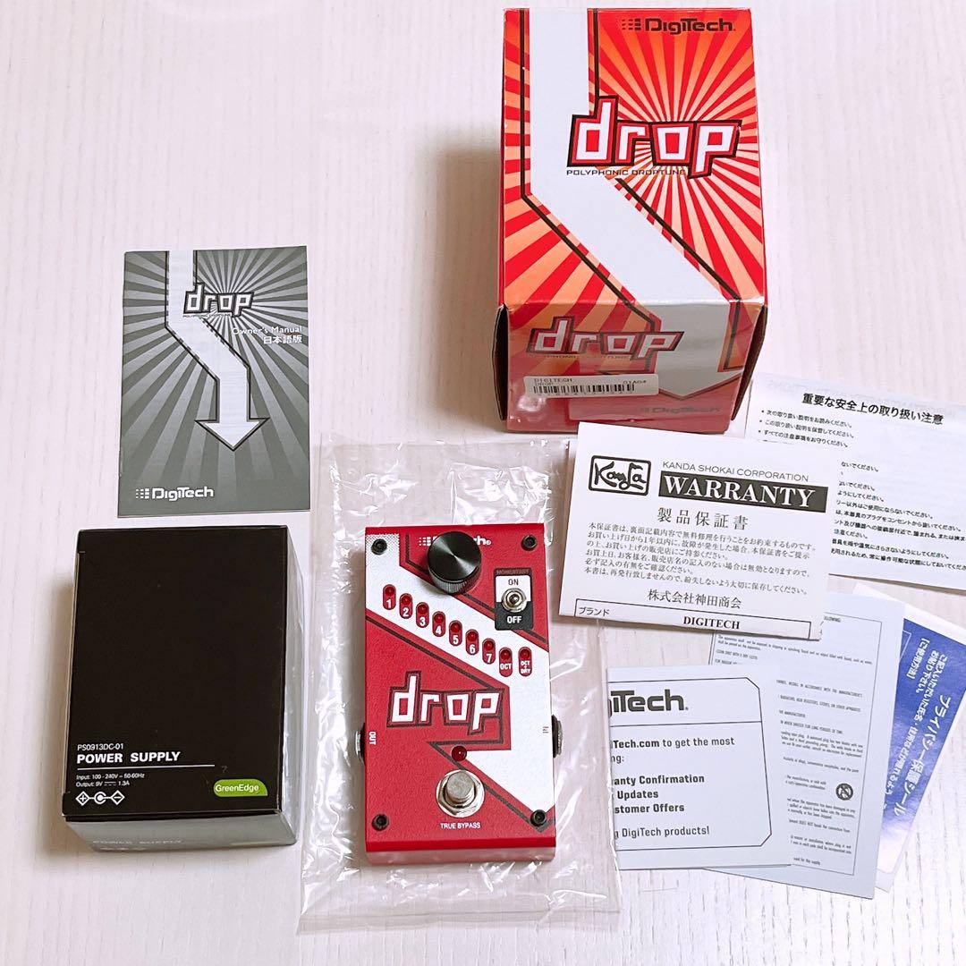 digitech drop ピッチシフター DigiTech Drop Polyphonic Drop Tune Pitch Shifter Guitar Effects