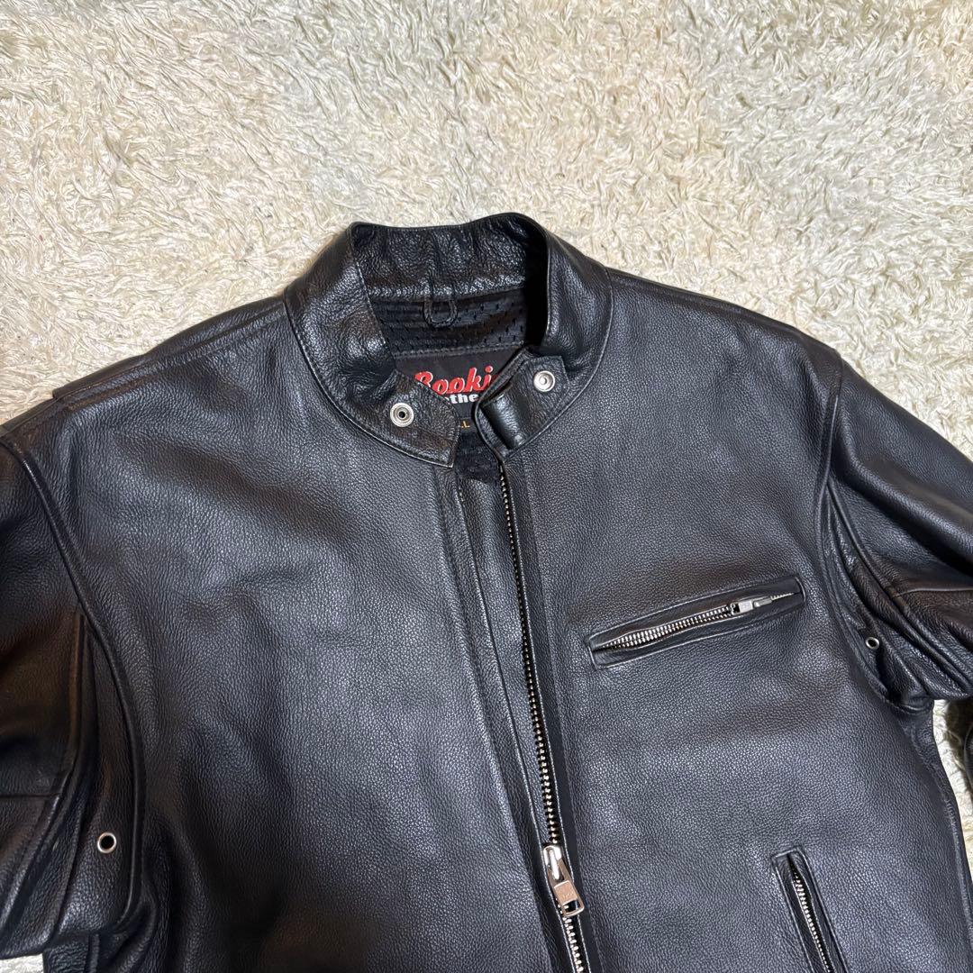 人気】Rookie Leather ライダース 牛革 肉厚 レザージャケット